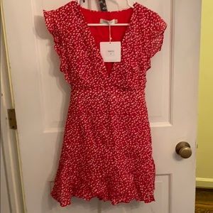 Sweet Pot size 4 red sunflower dress NW!